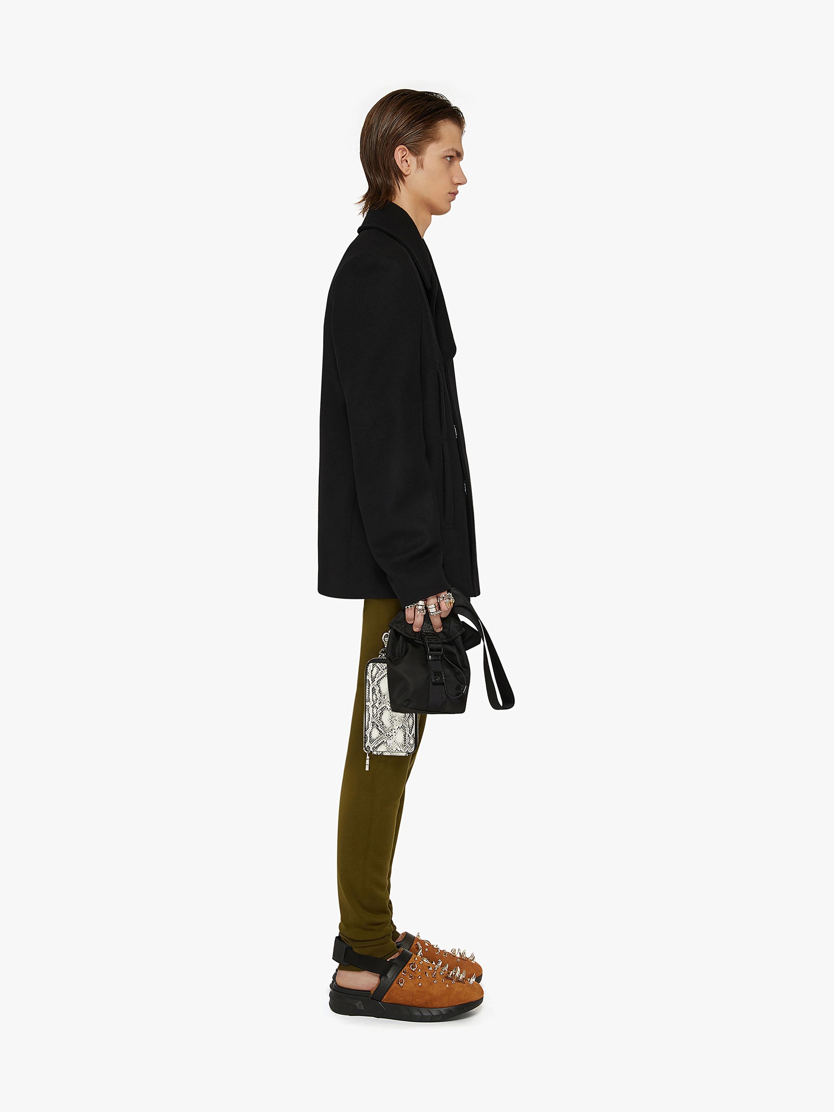 PEA COAT IN WOOL - 3