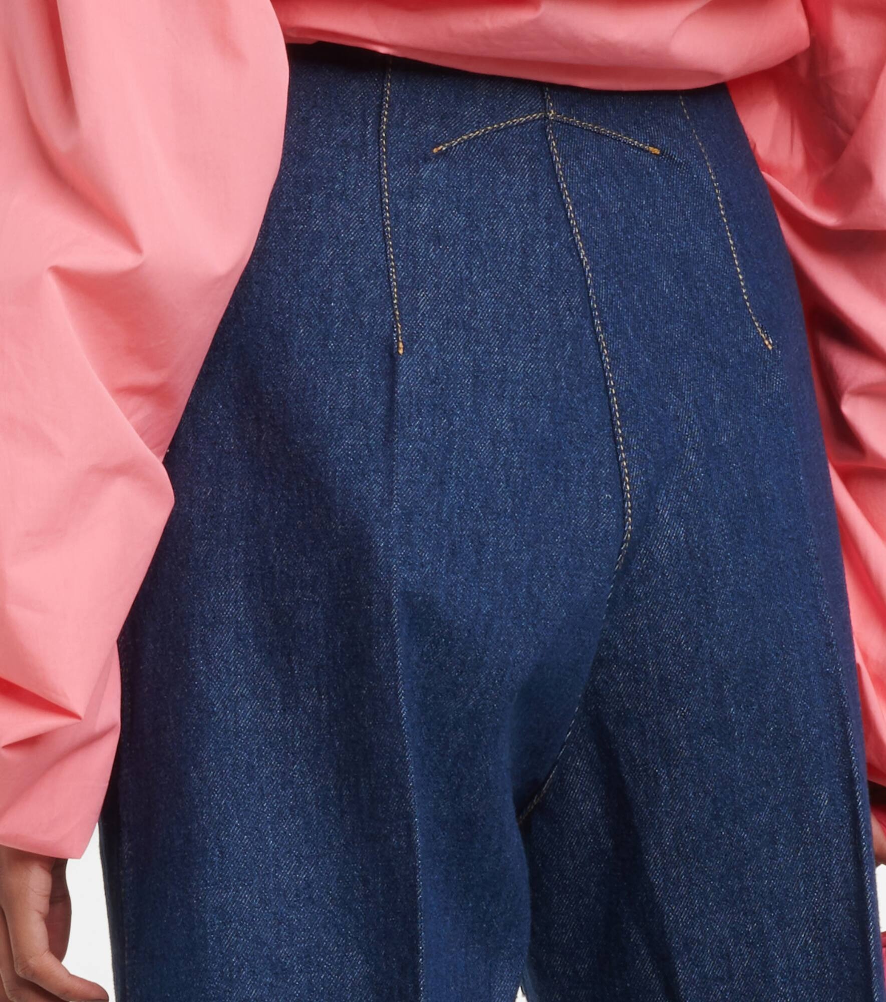 Mid-rise wide-leg jeans - 6