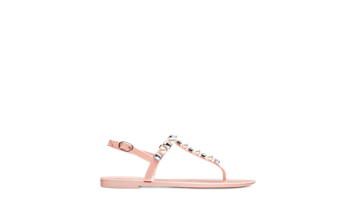 GOLDIE CRYSTAL JELLY SANDAL - 1