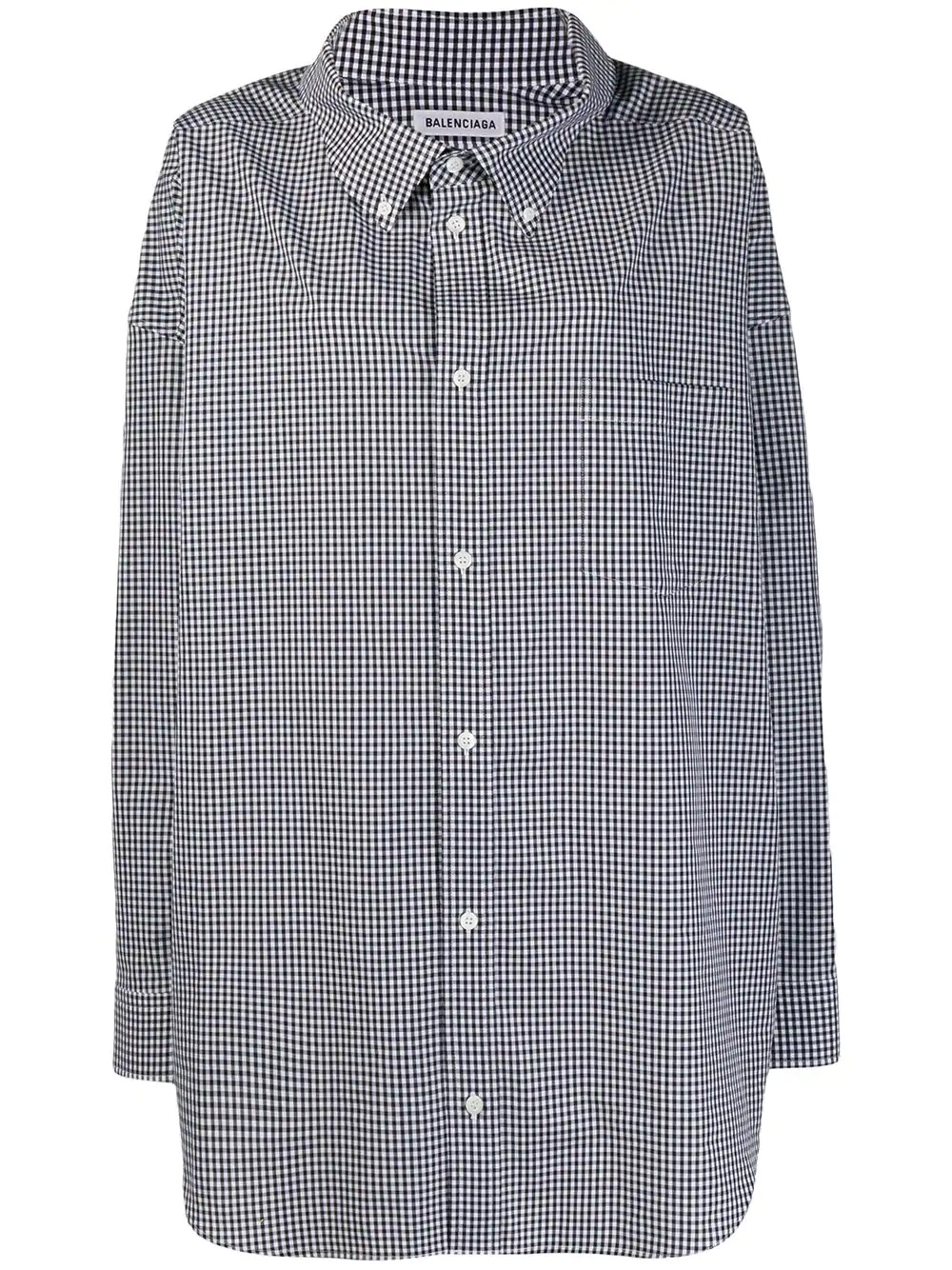 Cocoon Swing gingham shirt - 1