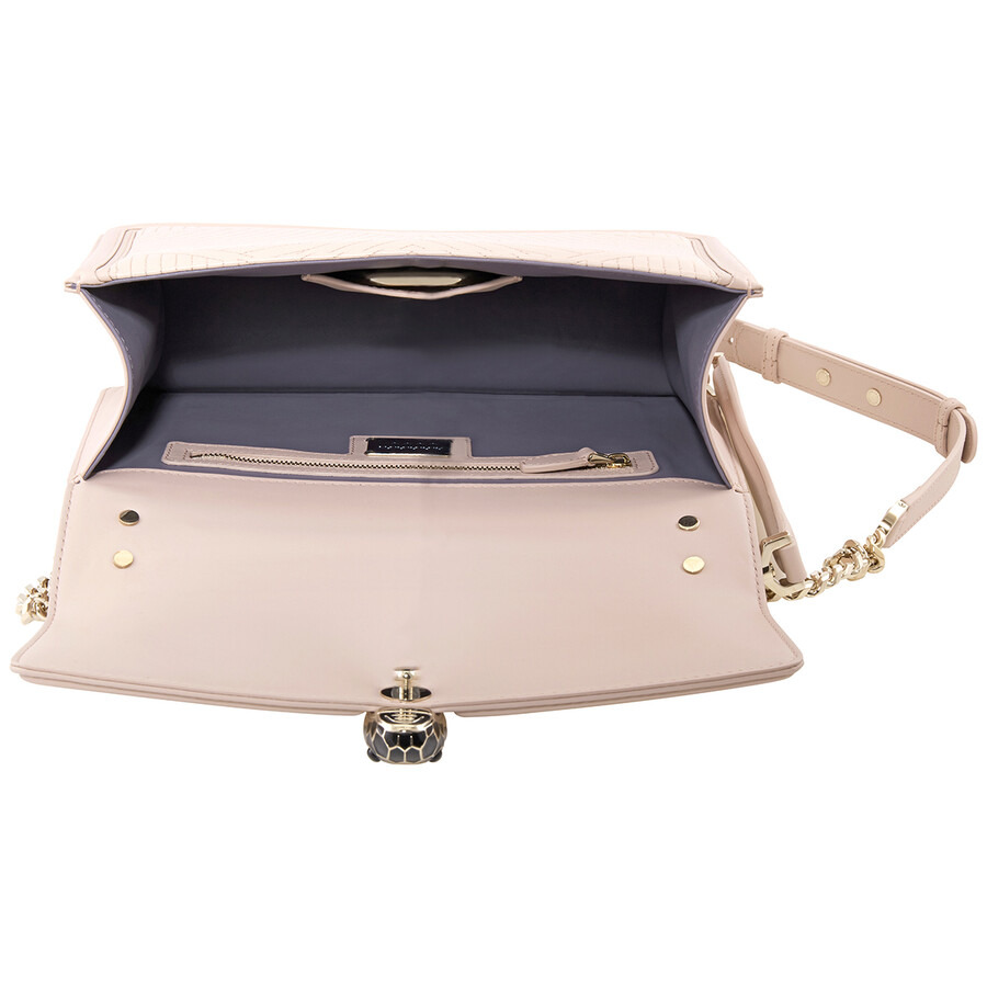 Bvlgari Serpenti Diamond Blast Shoulder Bag- Pink - 5