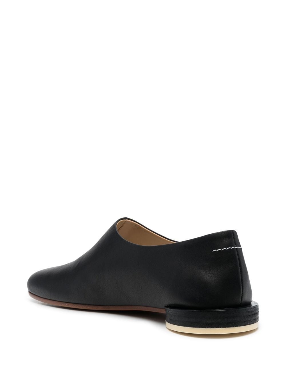 leather slip-on loafers - 3