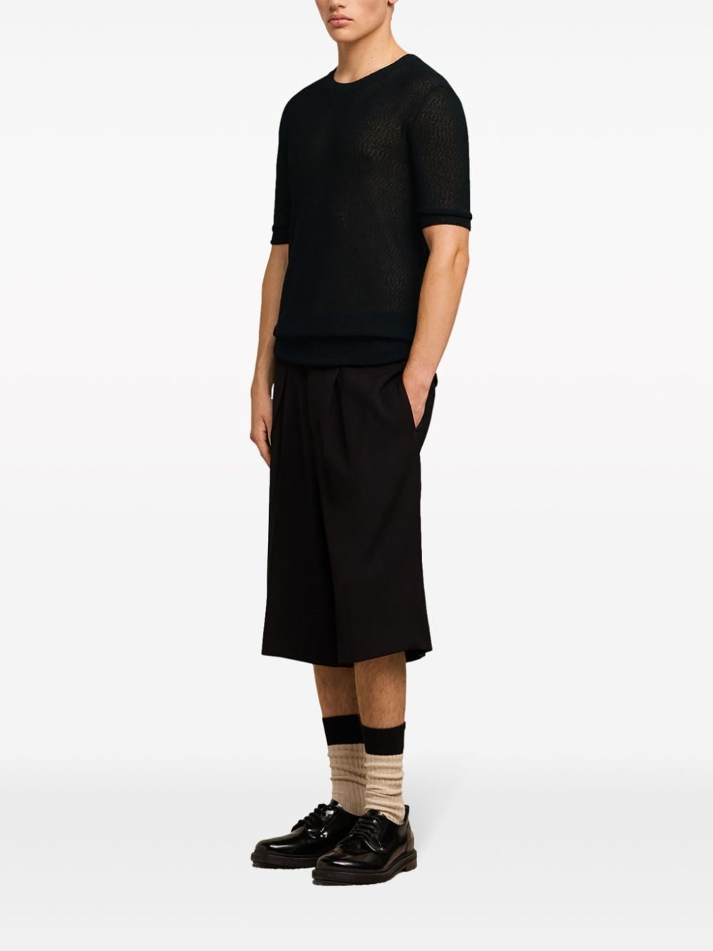 semi-sheer T-shirt - 3