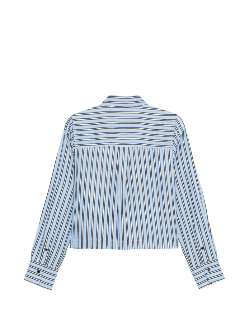 CLOSED Closed Striped Cropped Shirt outlook