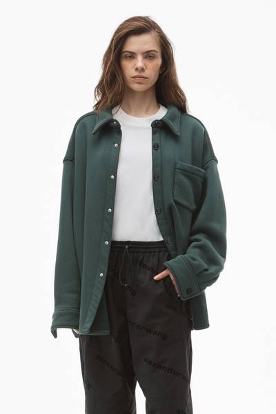 Alexander Wang SHIRT JACKET IN TERRY outlook