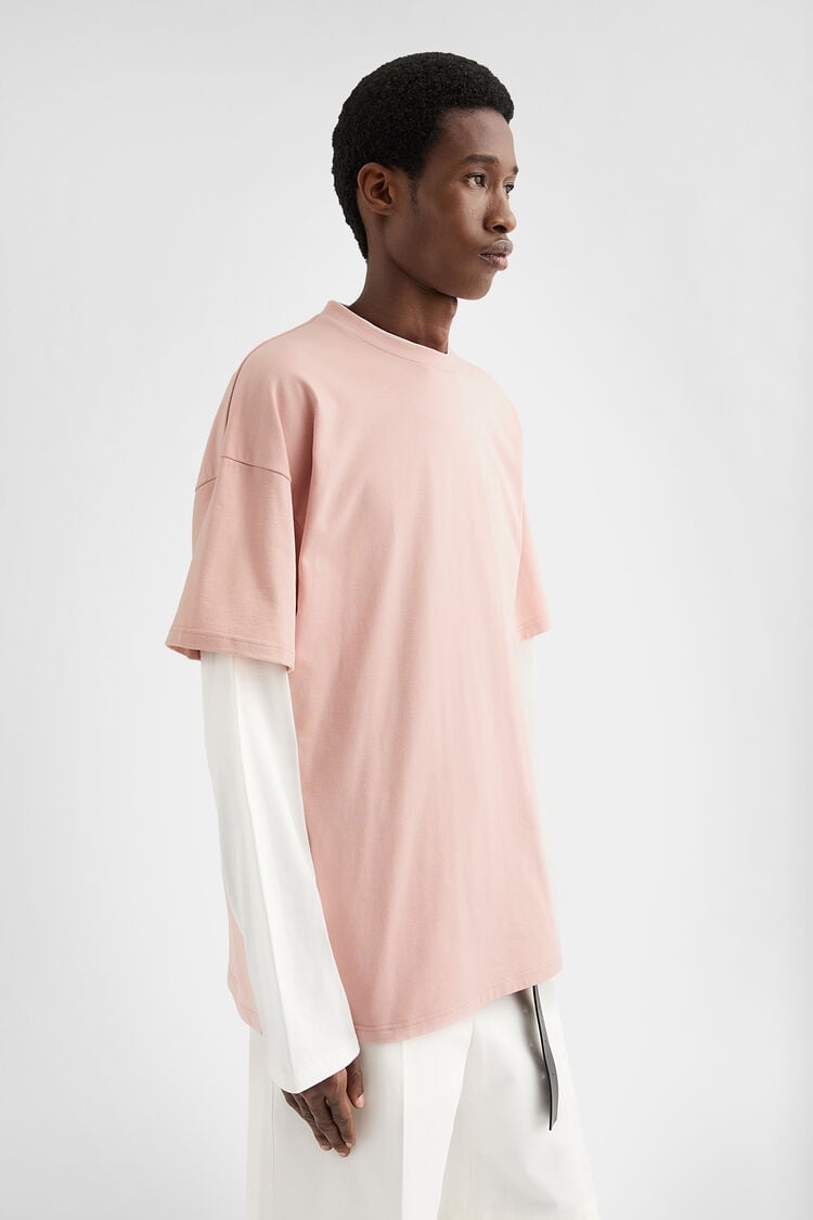 Cotton Crew-Neck T-Shirt - 2