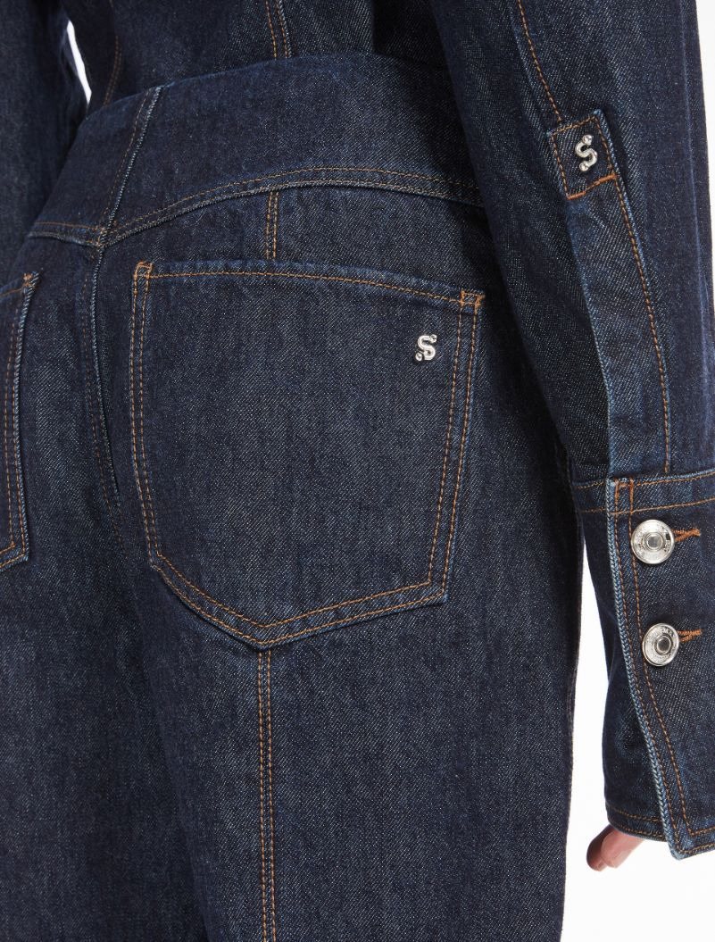 5-pocket dark-wash jeans - RUNWAY - 5