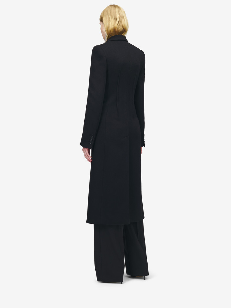 Wool Felt Single-breasted Coat 5