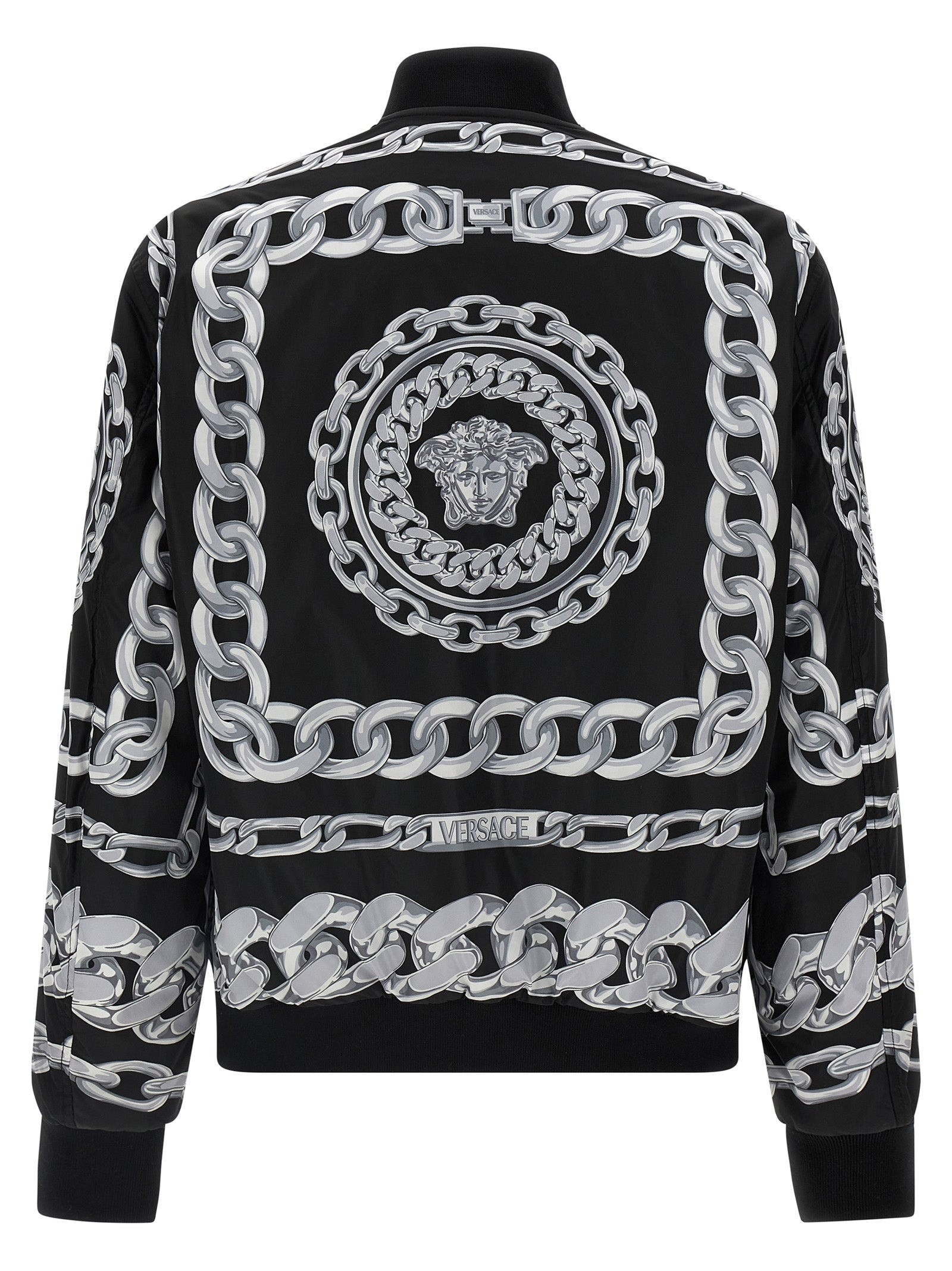 Versace Men 'Medusa Chains' Reversible Bomber Jacket - 3