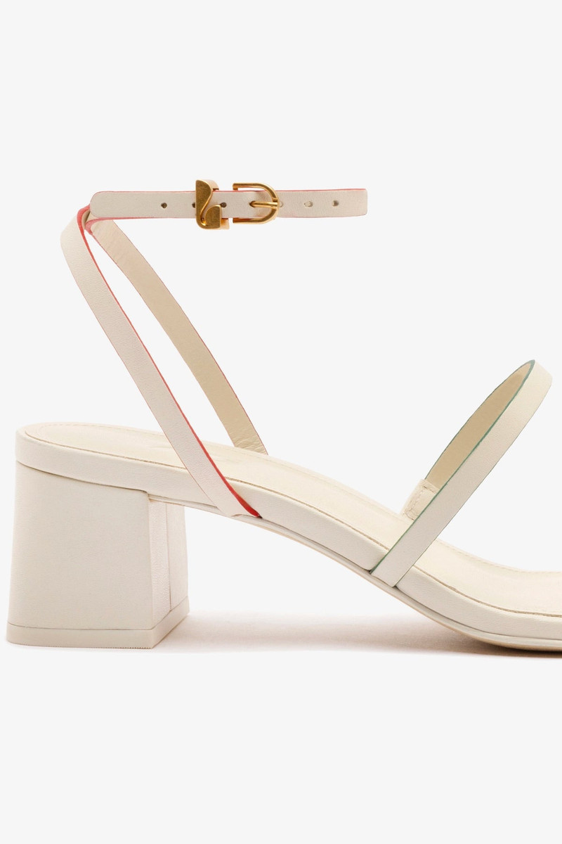 Biarritz Block In Ivory Leather 4