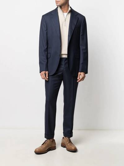 Brunello Cucinelli short-zip knitted jumper outlook