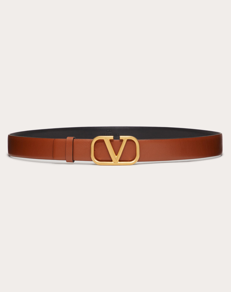 VLOGO SIGNATURE CALFSKIN BELT 1