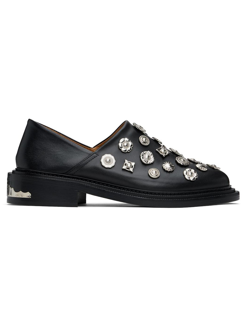 Black Leather Loafers 1
