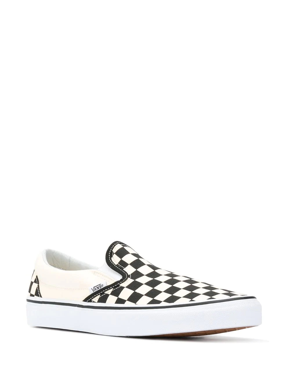 check print slip-on sneakers - 2