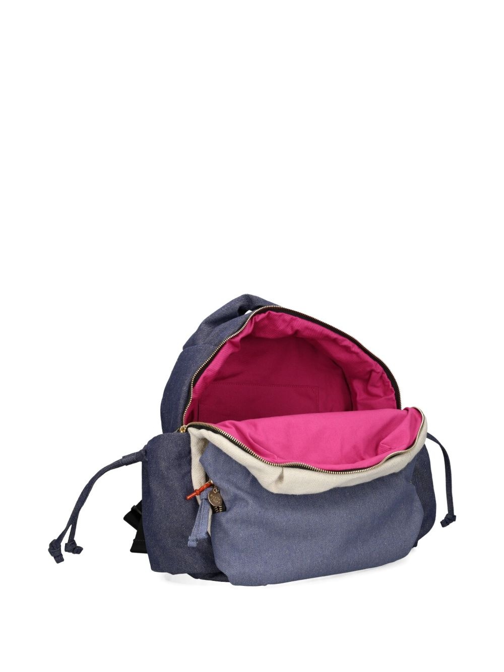 logo-embroidered backpack - 5