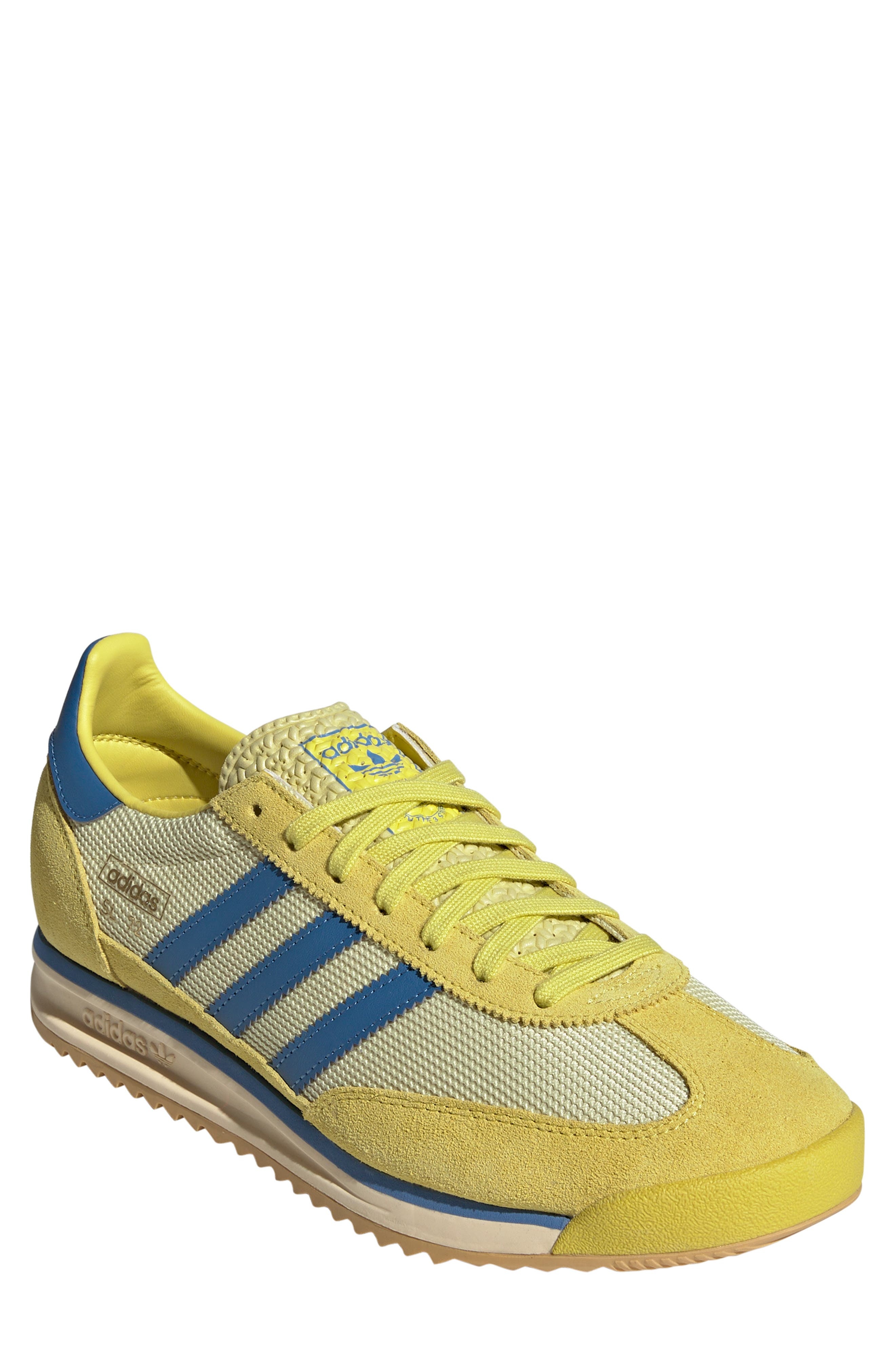 adidas Gender Inclusive SL 72 RS Sneaker in Sulfur/Blue/Powder Yellow at Nordstrom - 1