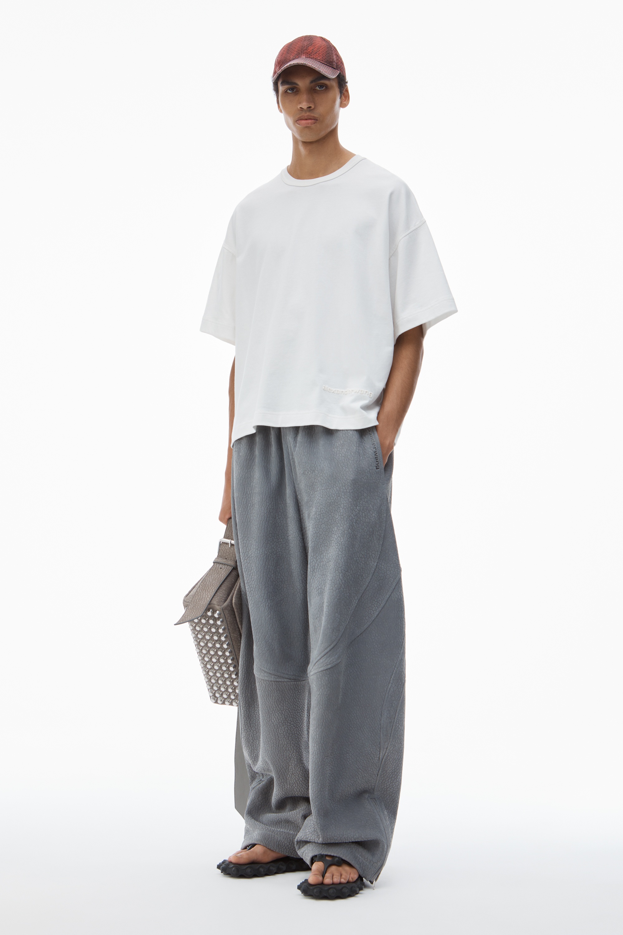 Track Pant in Primal Lambskin Leather - 2