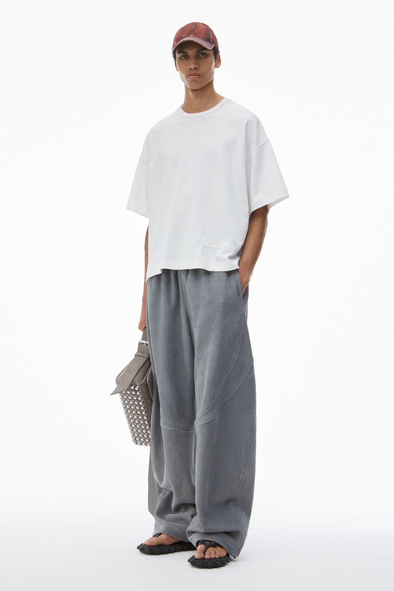 Alexander Wang Track Pant in Primal Lambskin Leather outlook