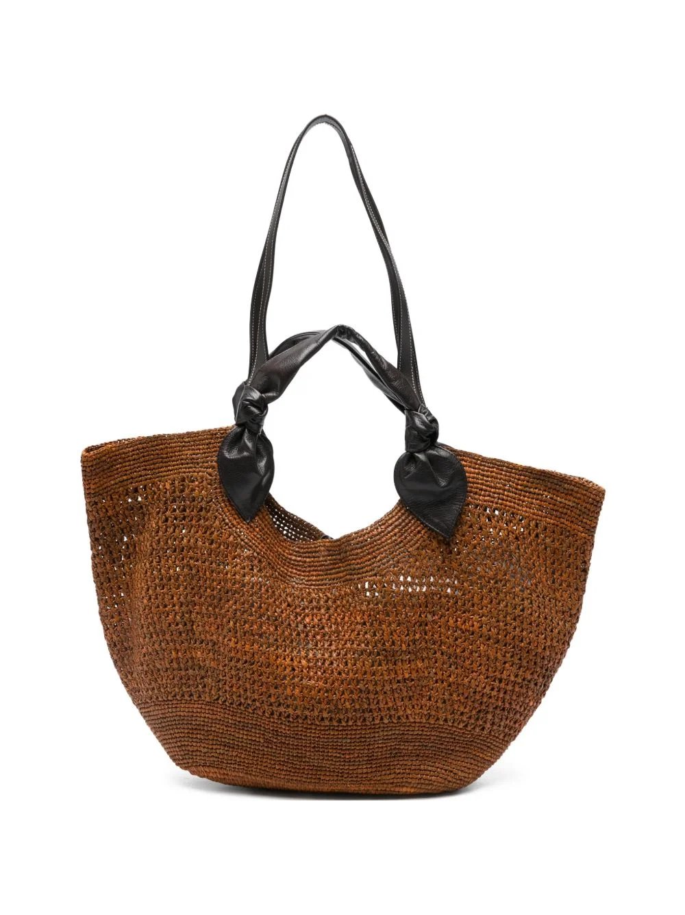 Fonol woven knotted tote bag - 1