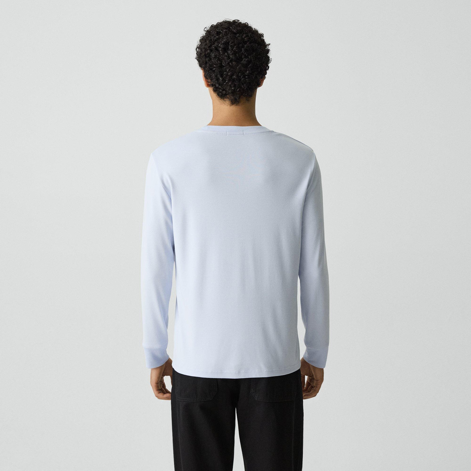 Essential Long-Sleeve Tee in Anemone Modal Jersey - 4
