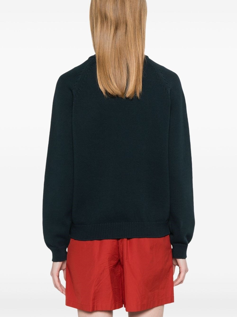 Logo cotton blend sweatshirt - 4