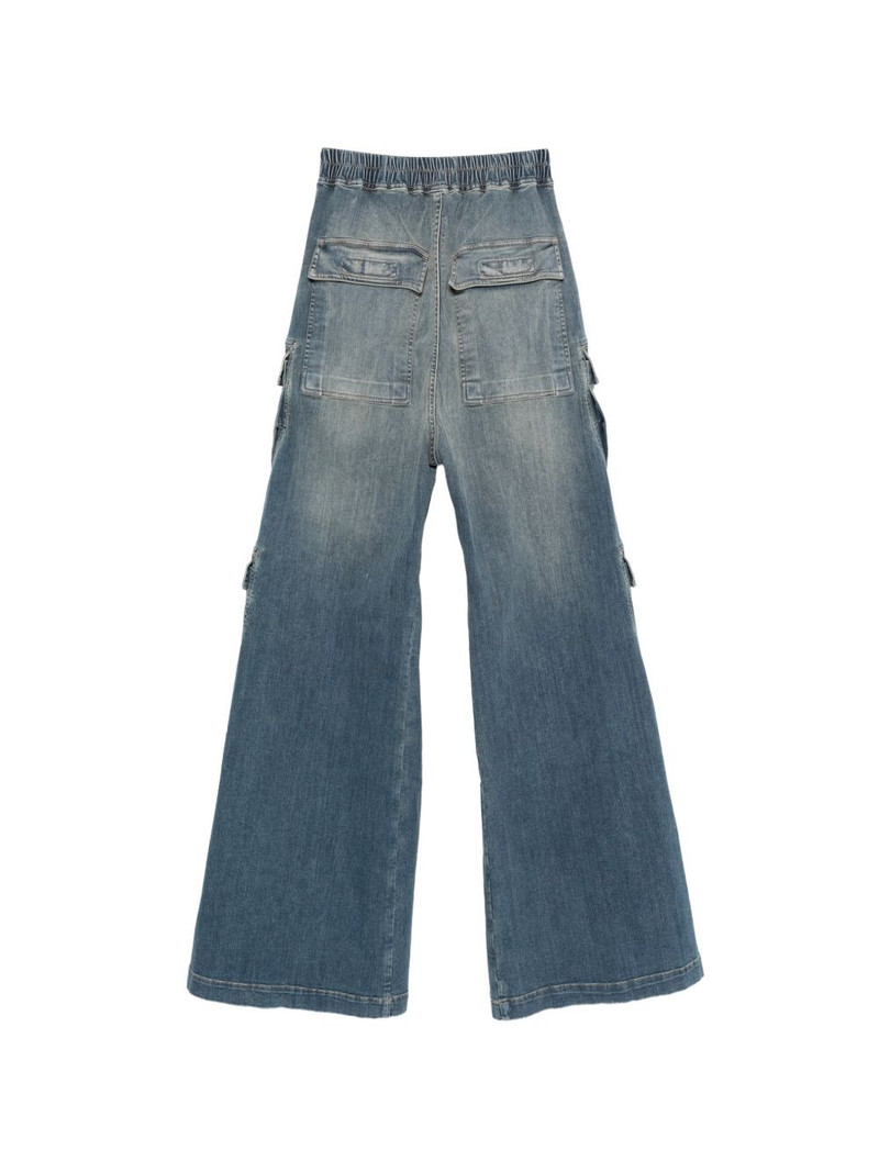 Rick Owens DRKSHDW elasticated-waist jeans outlook