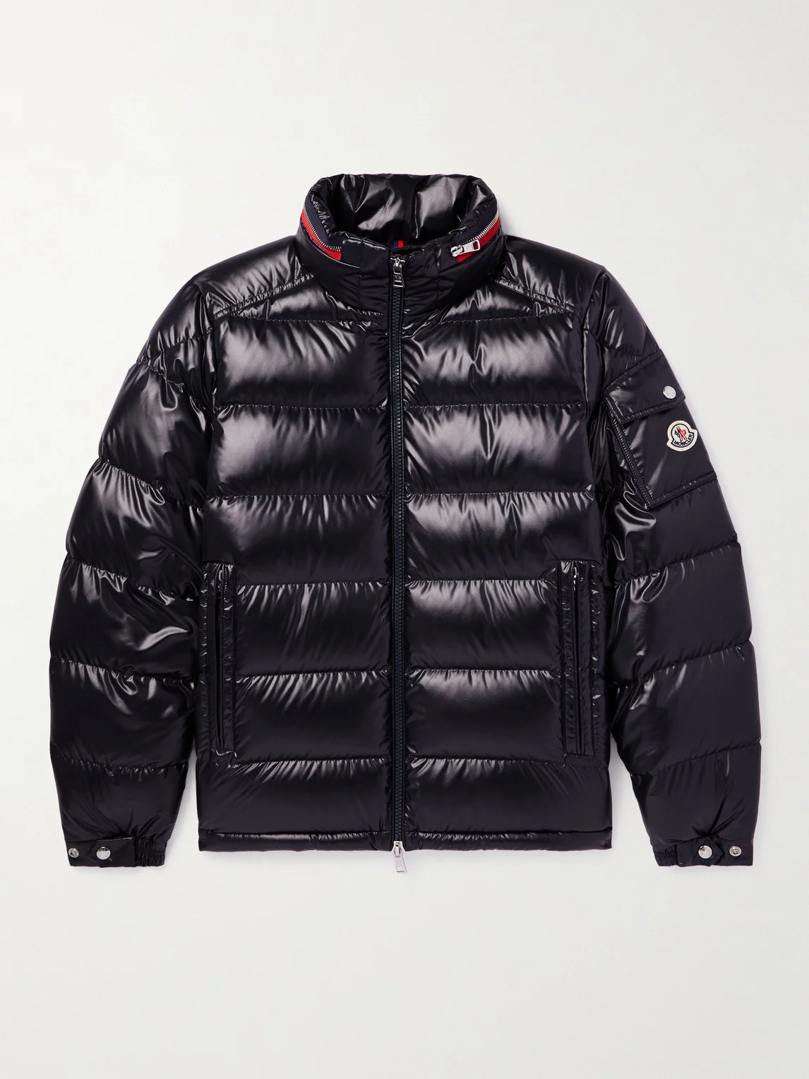 Bourne Logo-Appliquéd Quilted Shell Down Jacket - 1