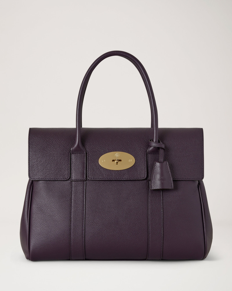 Bayswater Deep Aubergine Small Classic Grain 1