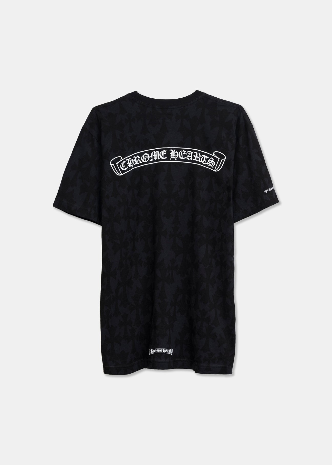 Black Cross Camo  Chrome Hearts Logo T-Shirt - 2