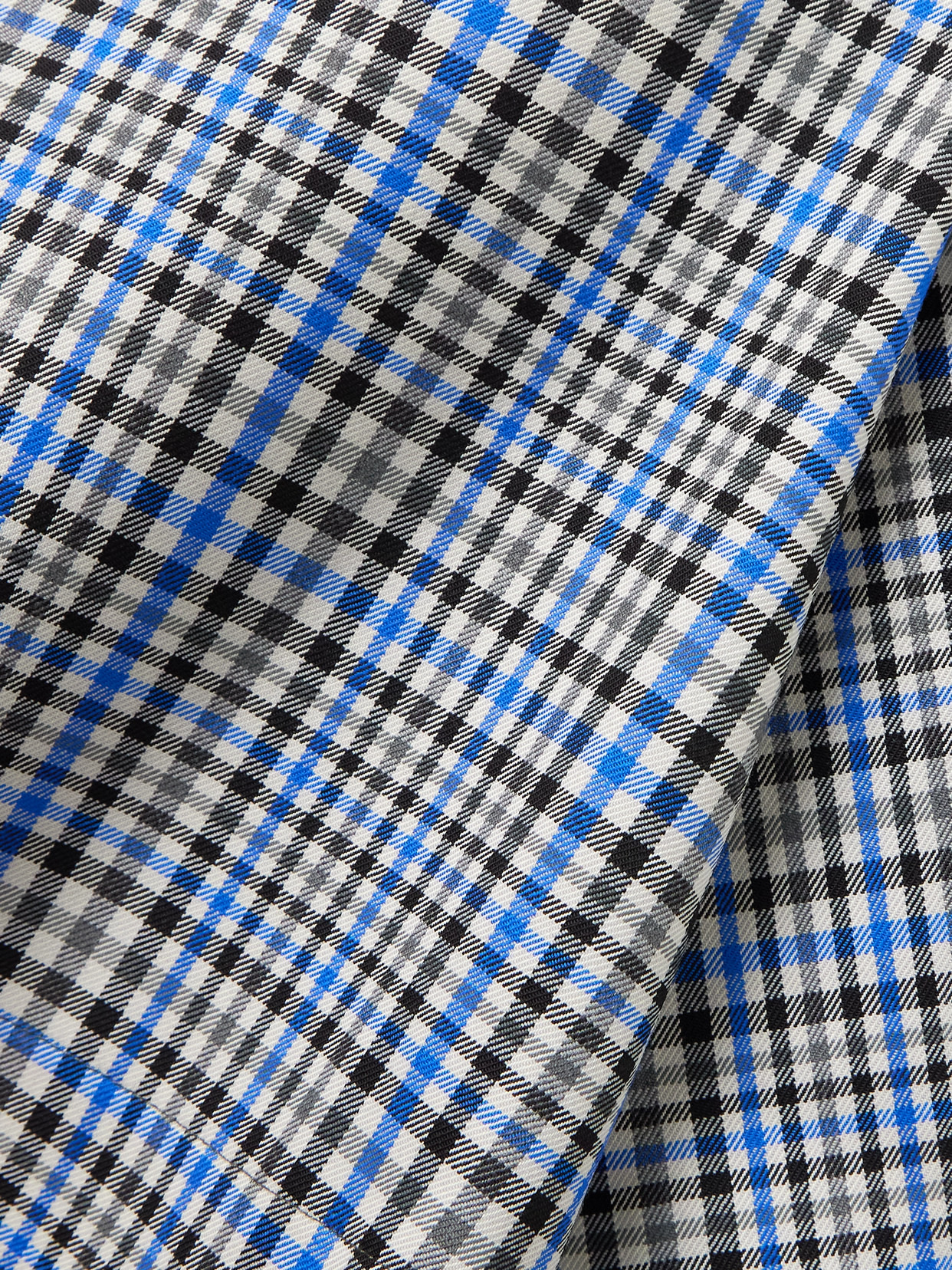 Bruna Checked Twill Dress - 4