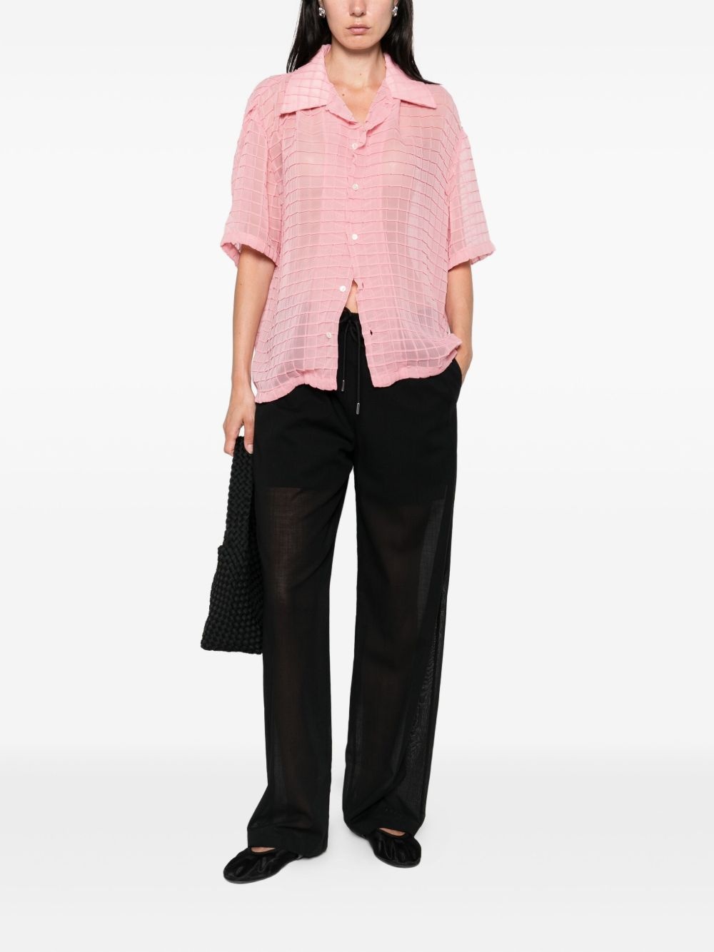 drawstring-waist trousers - 2