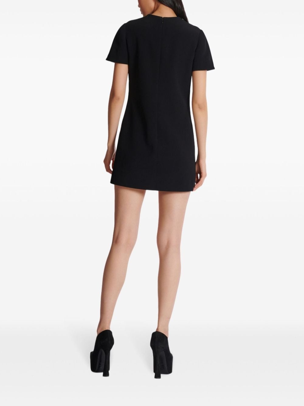 embroidered shift dress - 4