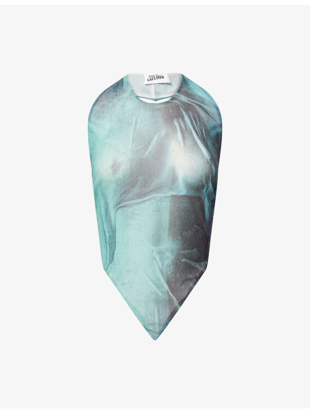 Water Mesh Scarf Top - 1