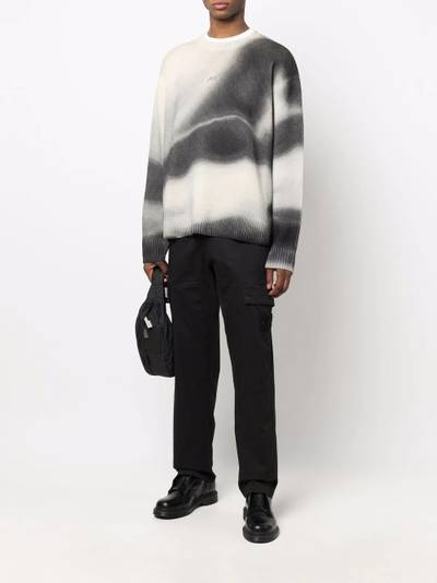 A-COLD-WALL* tie-dye wool jumper outlook