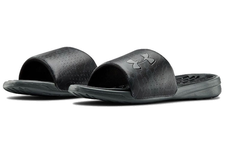 Under Armour Playmaker Diverge Slides Slippers Black 3022714-100 - 4
