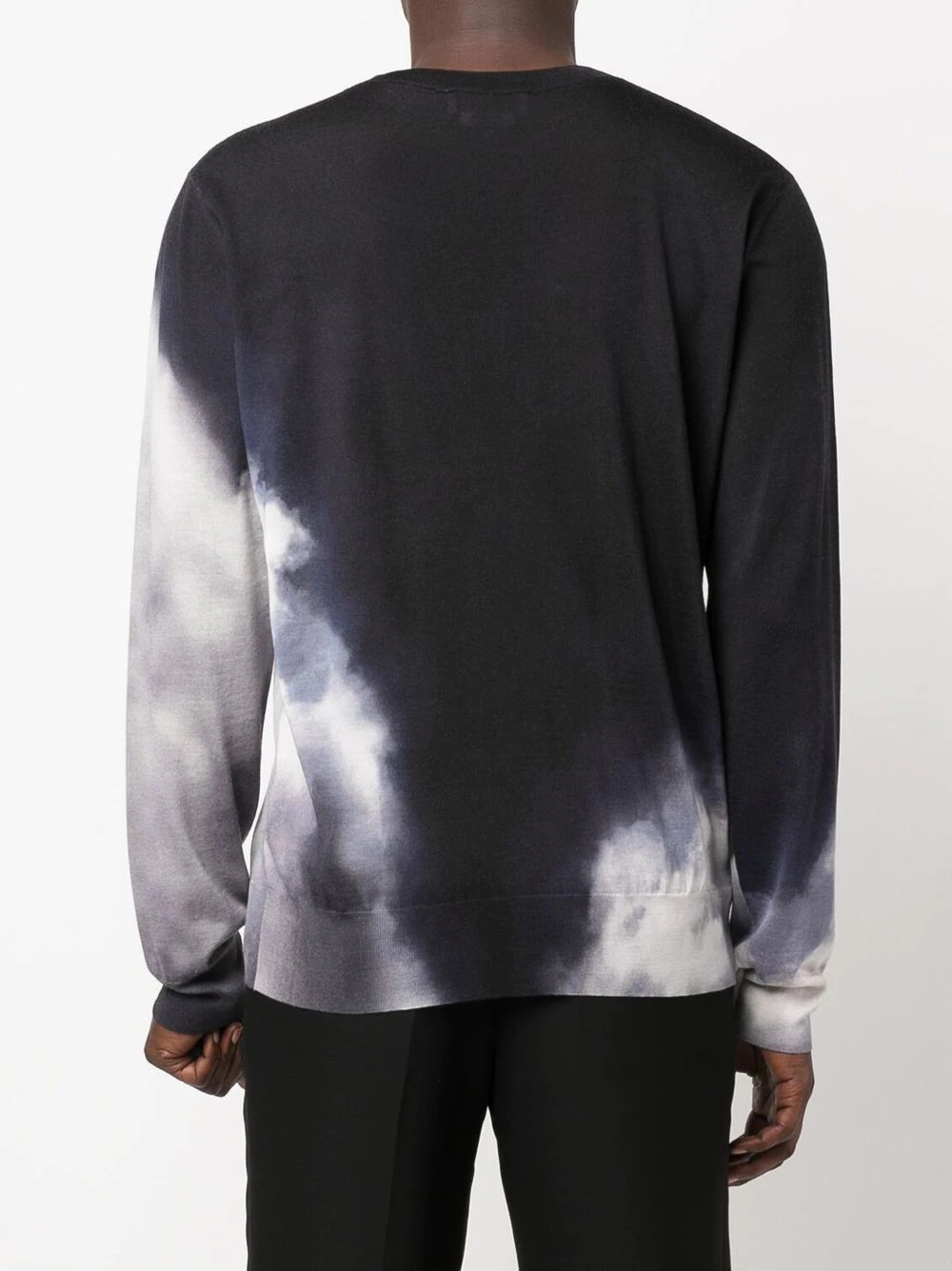 tie-dye crew-neck jumper - 4