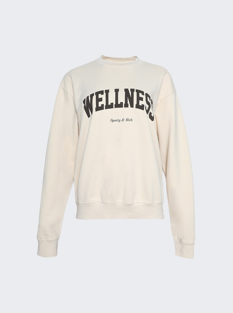X Asaya Wellness Ivy Crewneck Cream 1