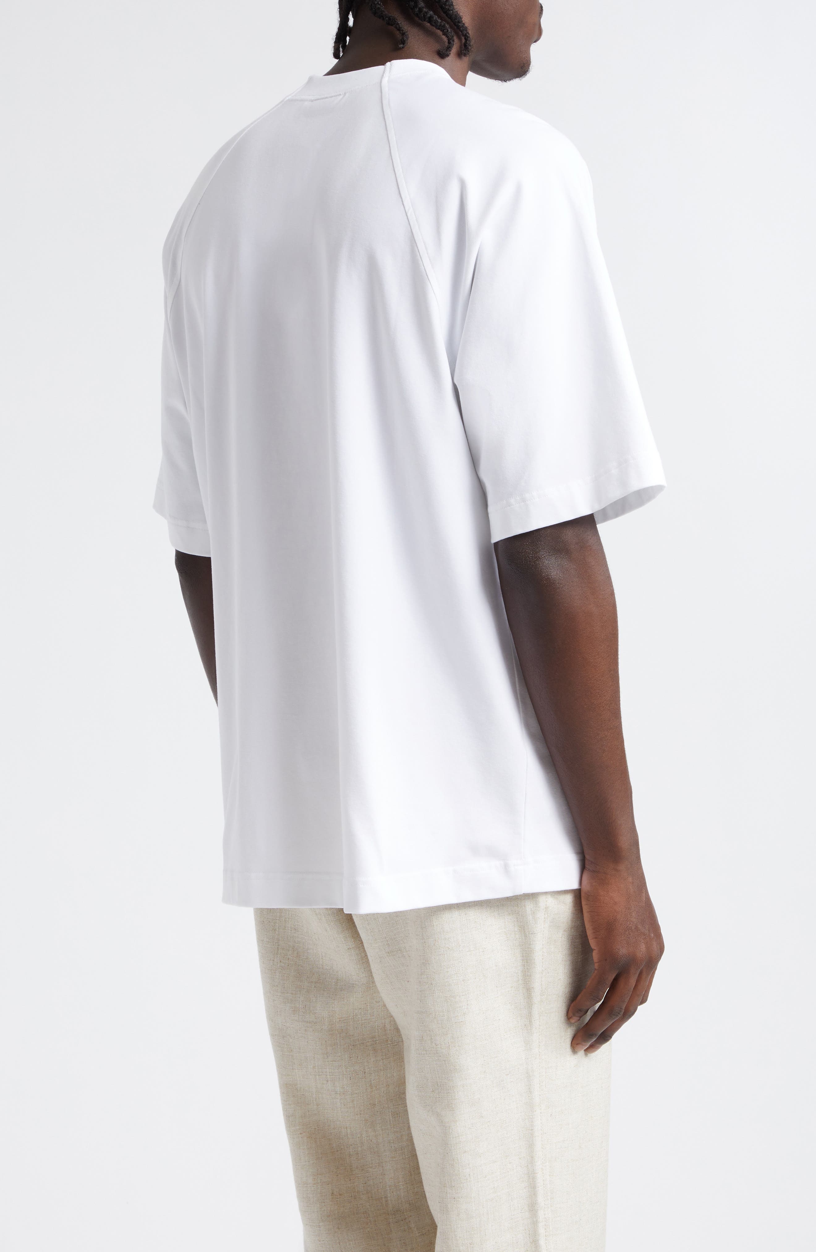 Le T-Shirt Typo Stretch Cotton Logo Graphic T-Shirt - 2