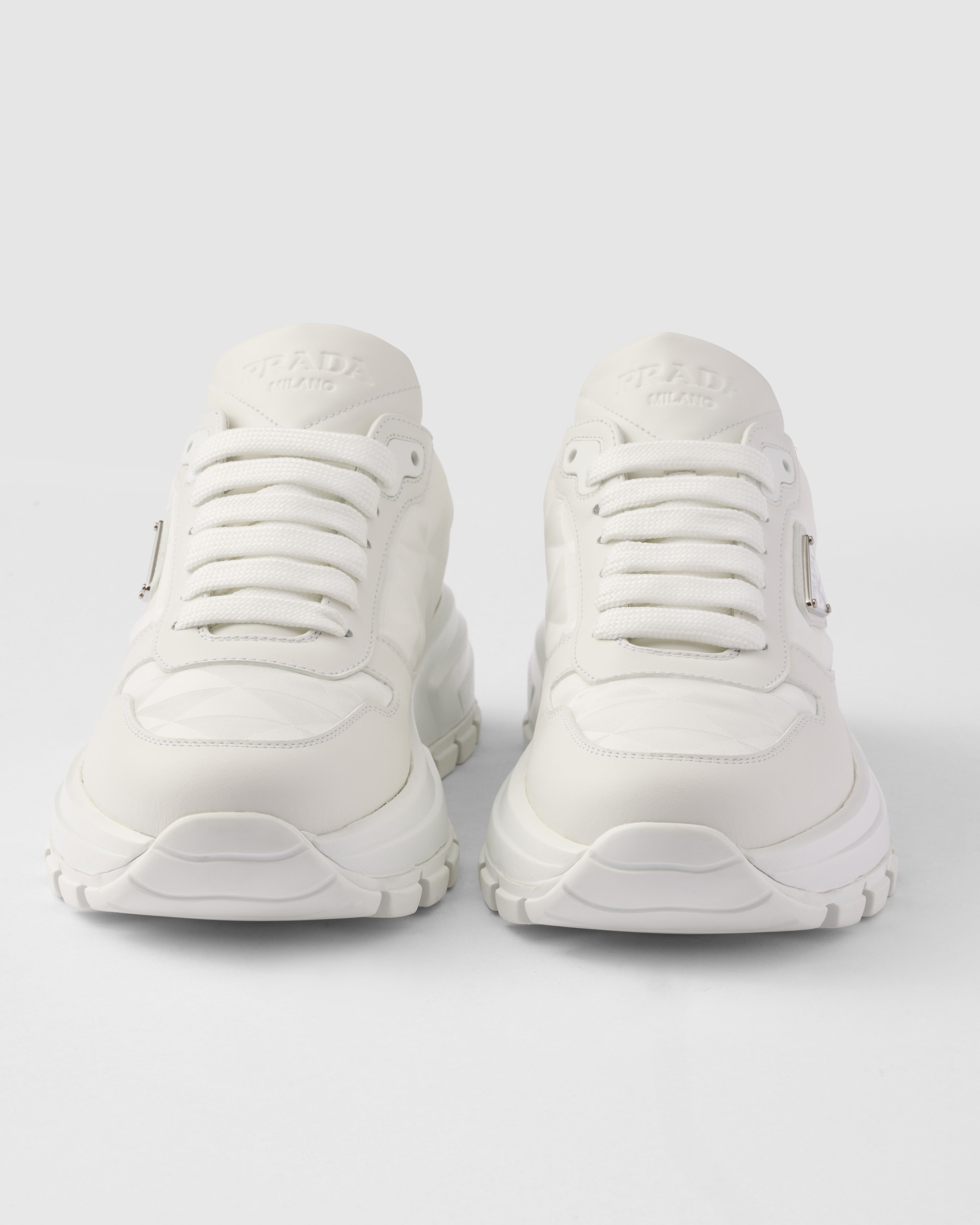 PRAX 01 Re-Nylon and leather sneakers - 6