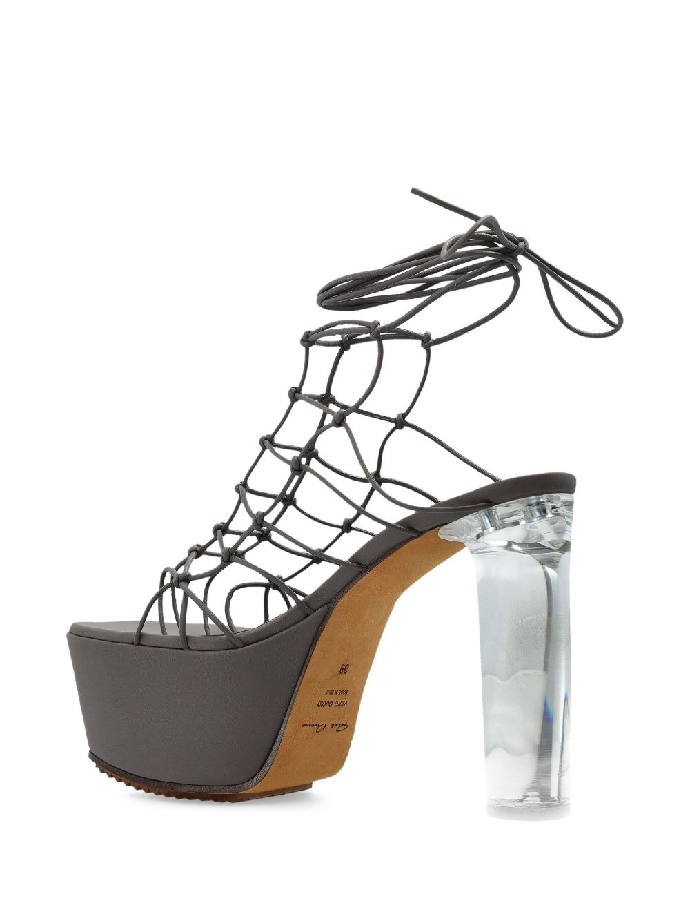 130mm Web Platform sandals - 3