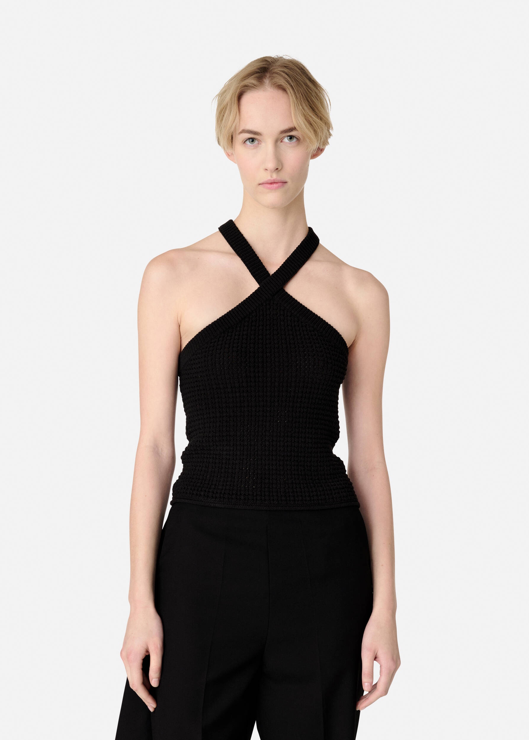 Halter Crochet Tank - 2