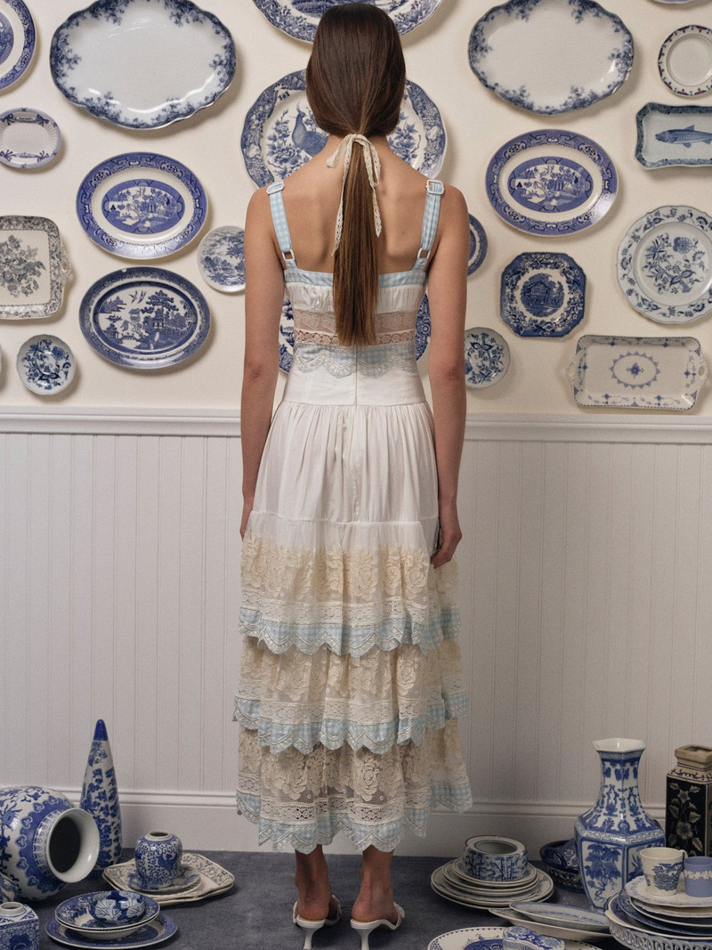 For Love & Lemons Tessa Midi Dress outlook