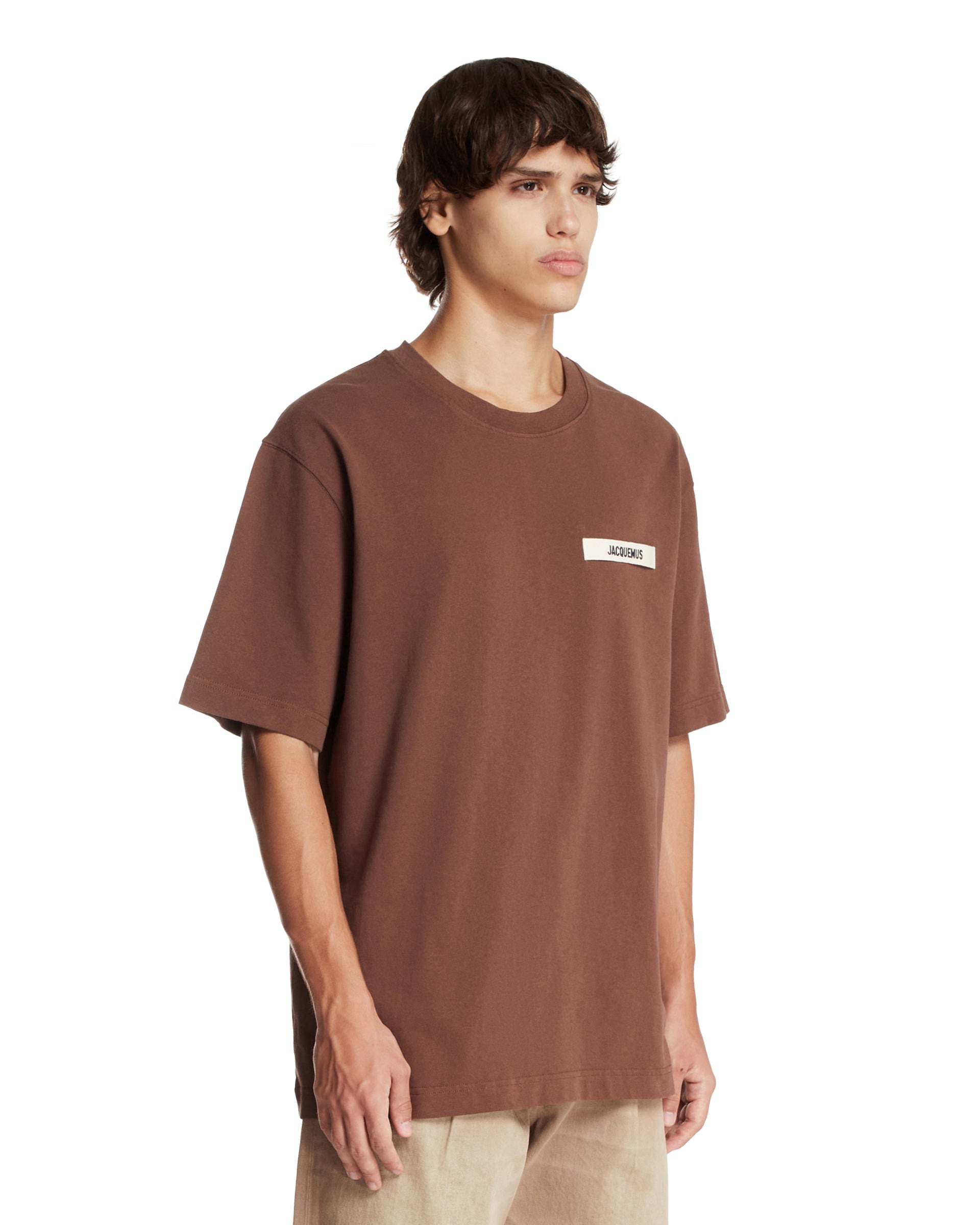 Brown Le T-Shirt Gros Grain - 4