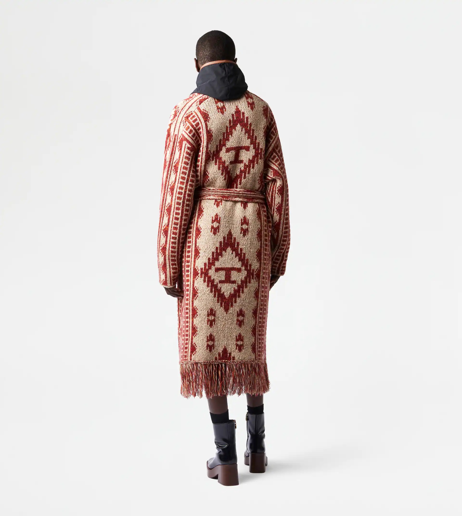 TOD'S WOOL BLEND COAT - 3