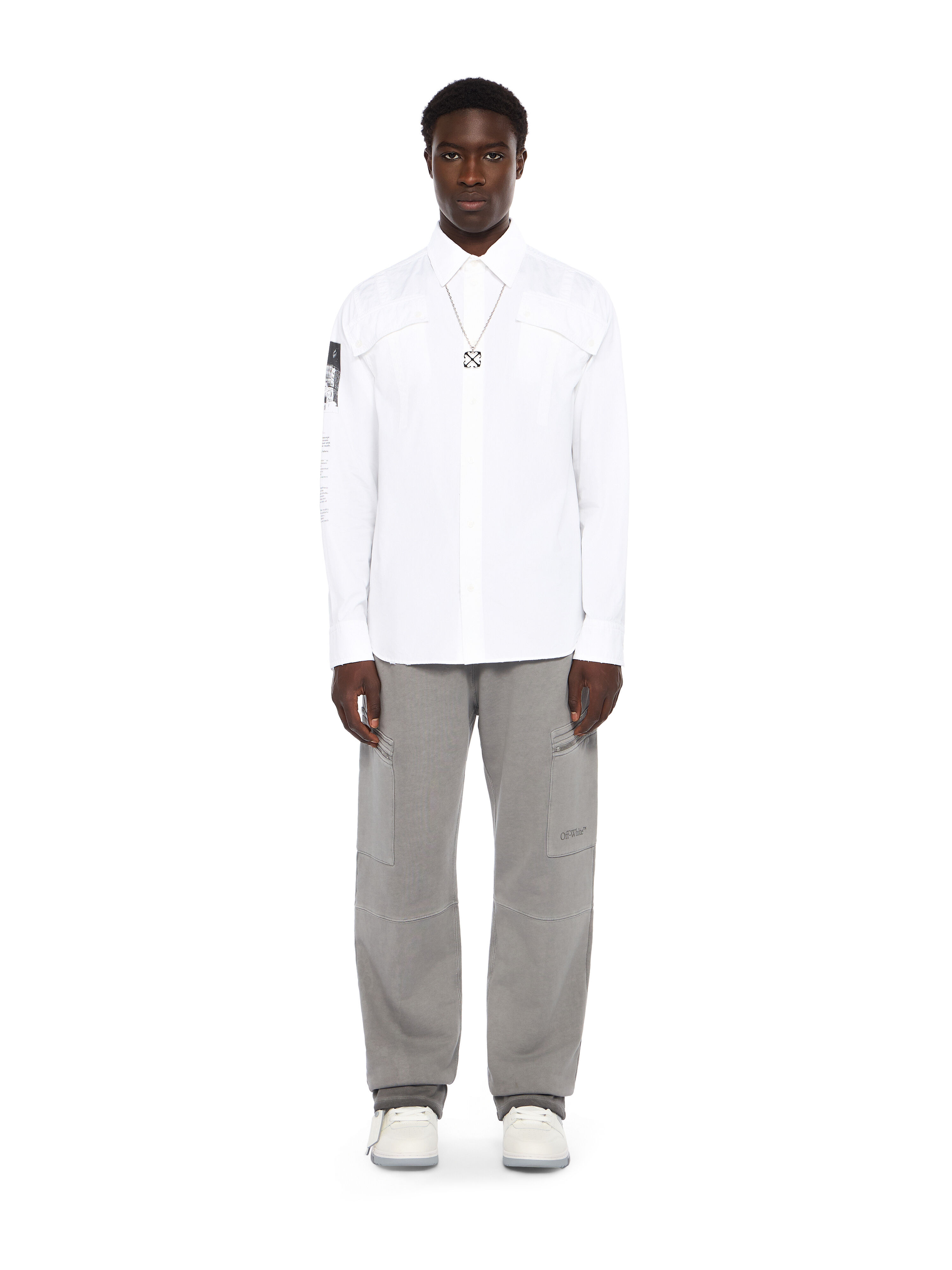 Emblem Poplin Military Shirt - 2