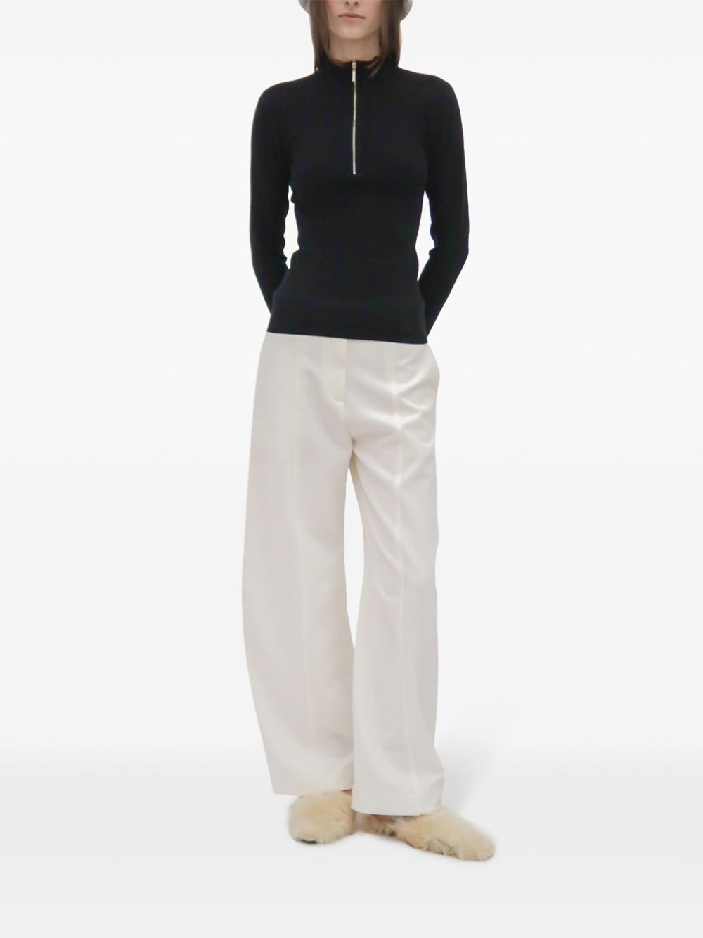 ribbed turtleneck sweater - 2