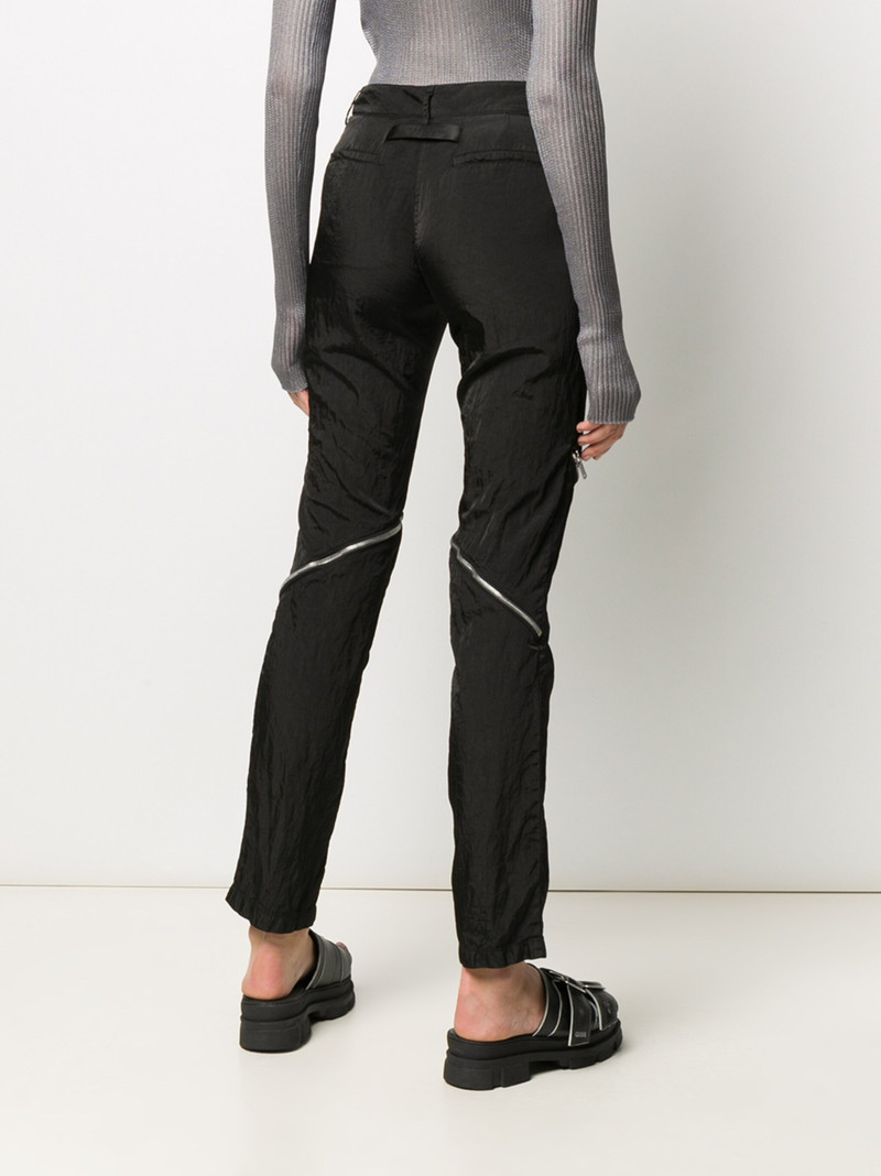 front zipped skinny trousers 4