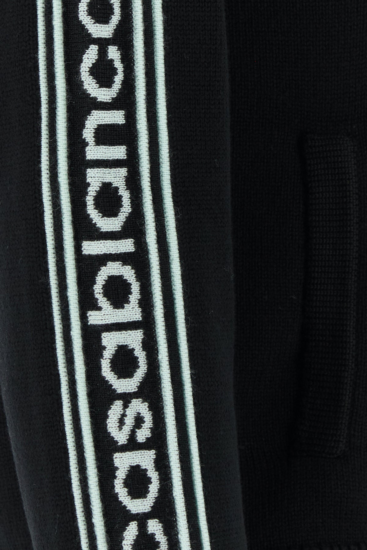 Black wool cardigan - 3
