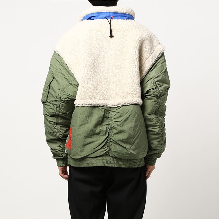 Puma x Attempt Sherpa Fleece Jacket 'Beige Green Blue' 598257-75 - 4