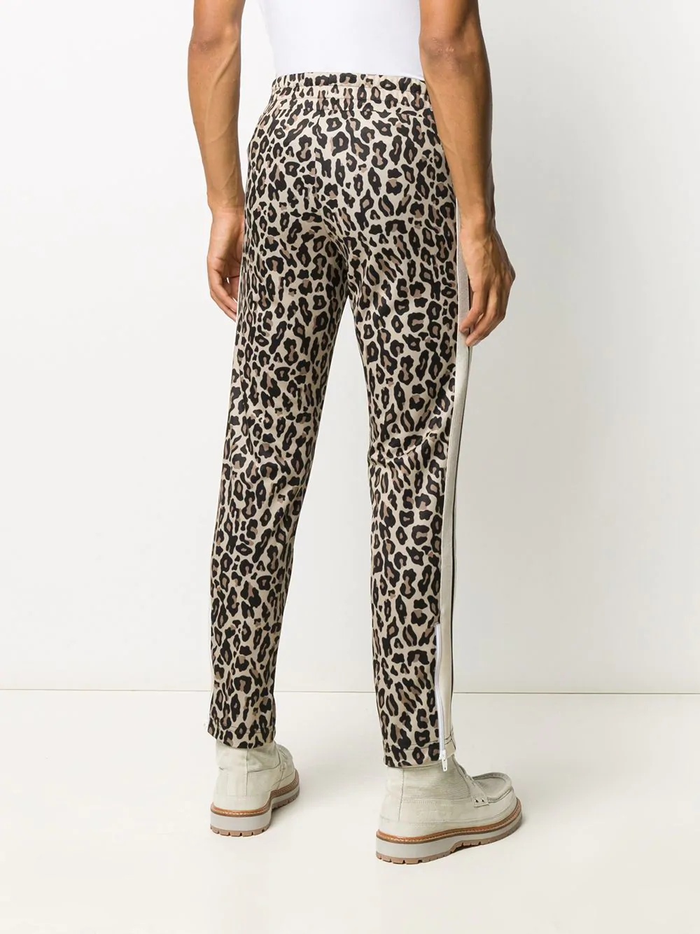 leopard-print track pants - 4